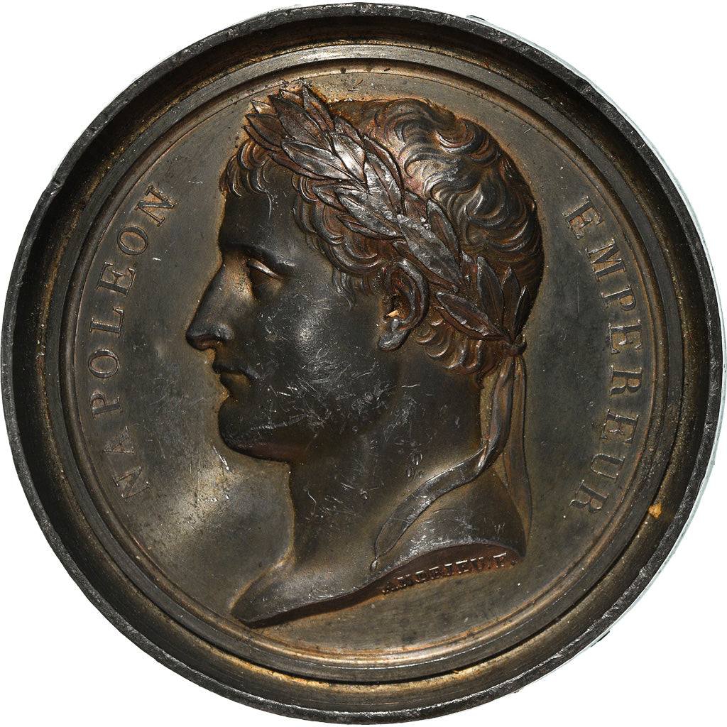 Francia, medaglia, Napoléon Ier, Empereur, History, Andrieu, BB+, Stagno