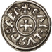 France, Charles II The Bald, Denier, Melle, EF(40-45), Silver, Prou:692-697