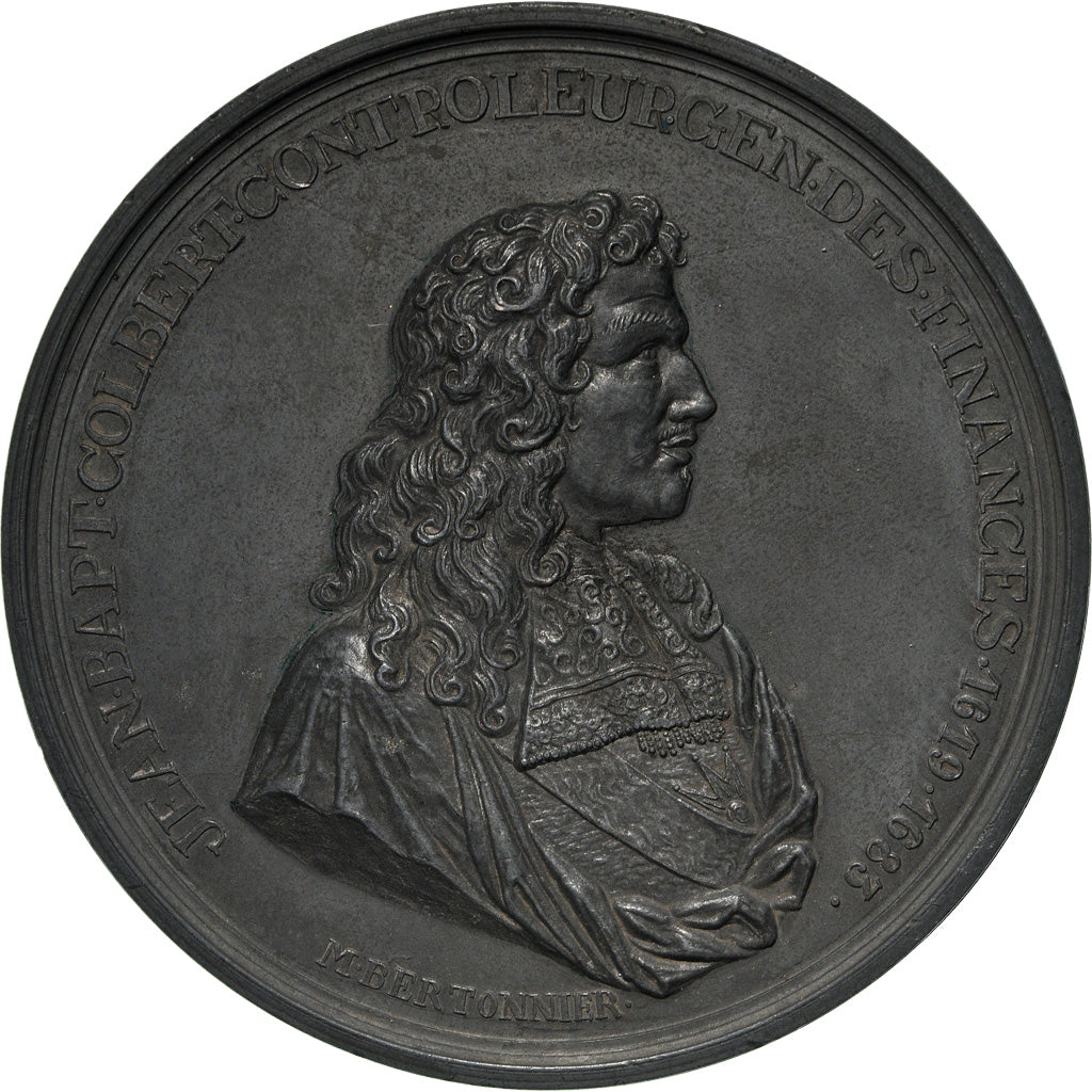 France, Medal, Jean-Baptiste Colbert Contrôleur Général des Finances