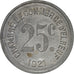 France, Medal, 25 Centimes Chambre de Commerce d'Elbeuf, 1921, AU(55-58), Tin