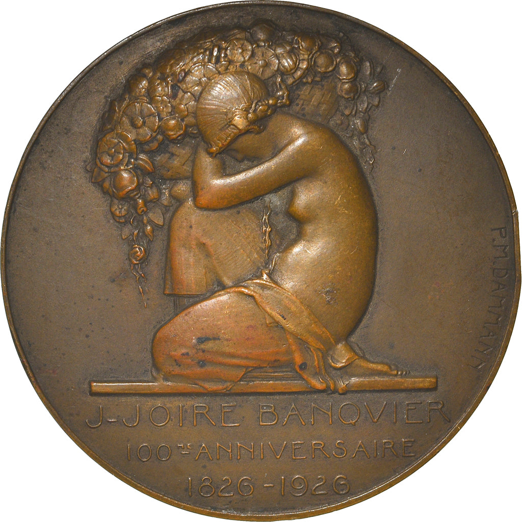 França, Medal, Centenaire de la Banque Joire, 1926, Dammann, AU(50-53), Bronze
