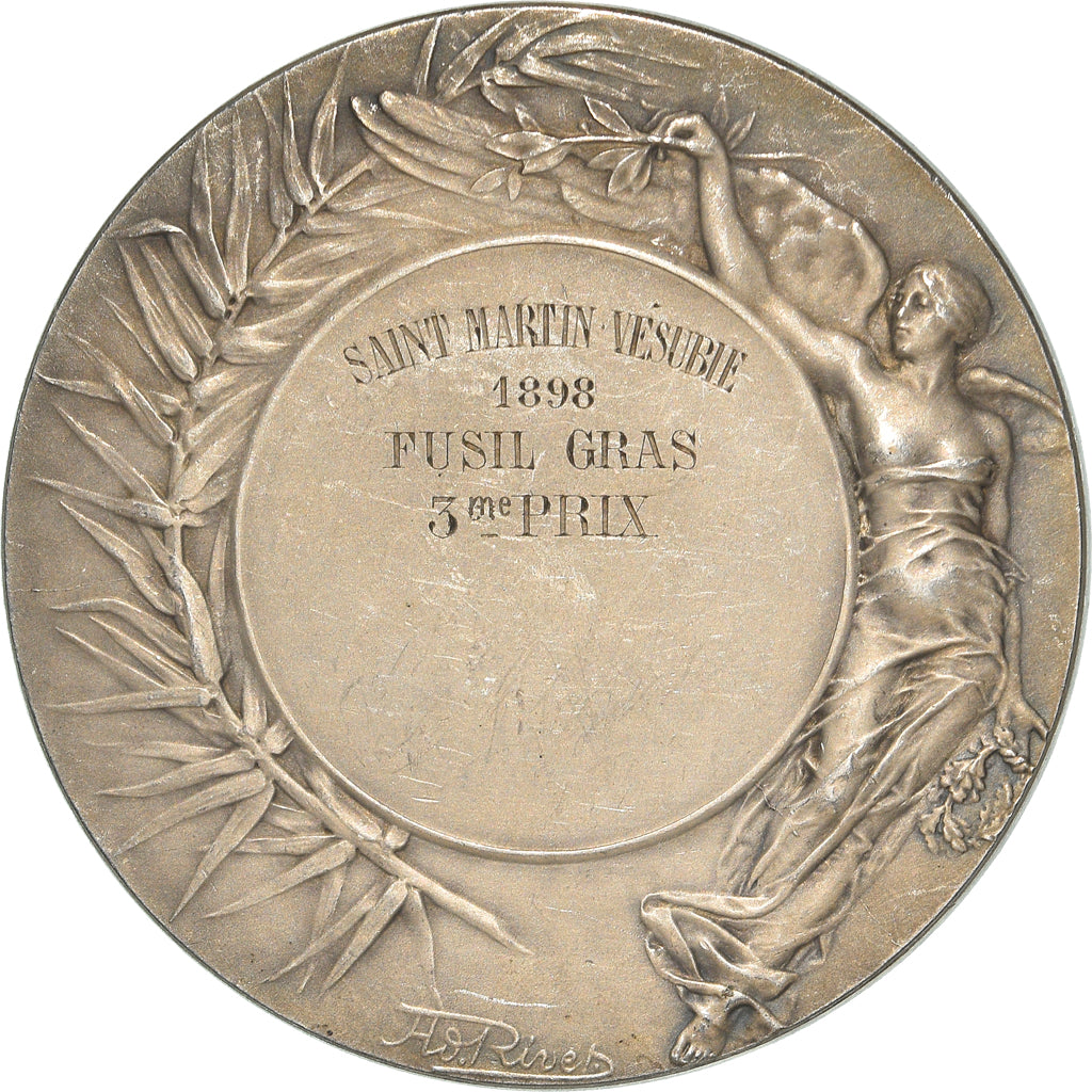 Frankreich, Medaille, Prix de Tir, Saint-Martin-Vésubie, Fusil Gras, Sports &
