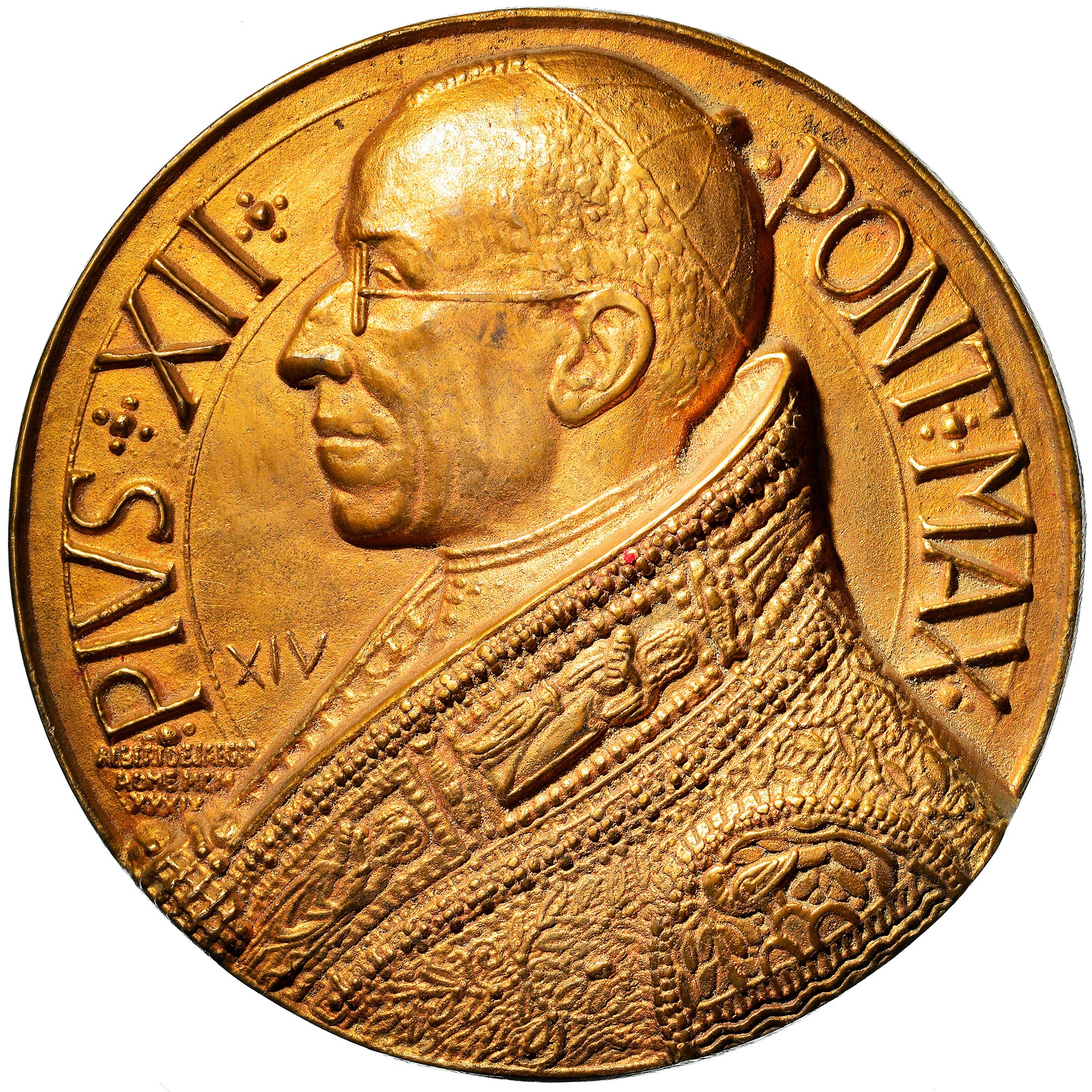 Vatican, Médaille, Pie XII, Religions & beliefs, 1939, De Jaeger, TTB+, Bronze