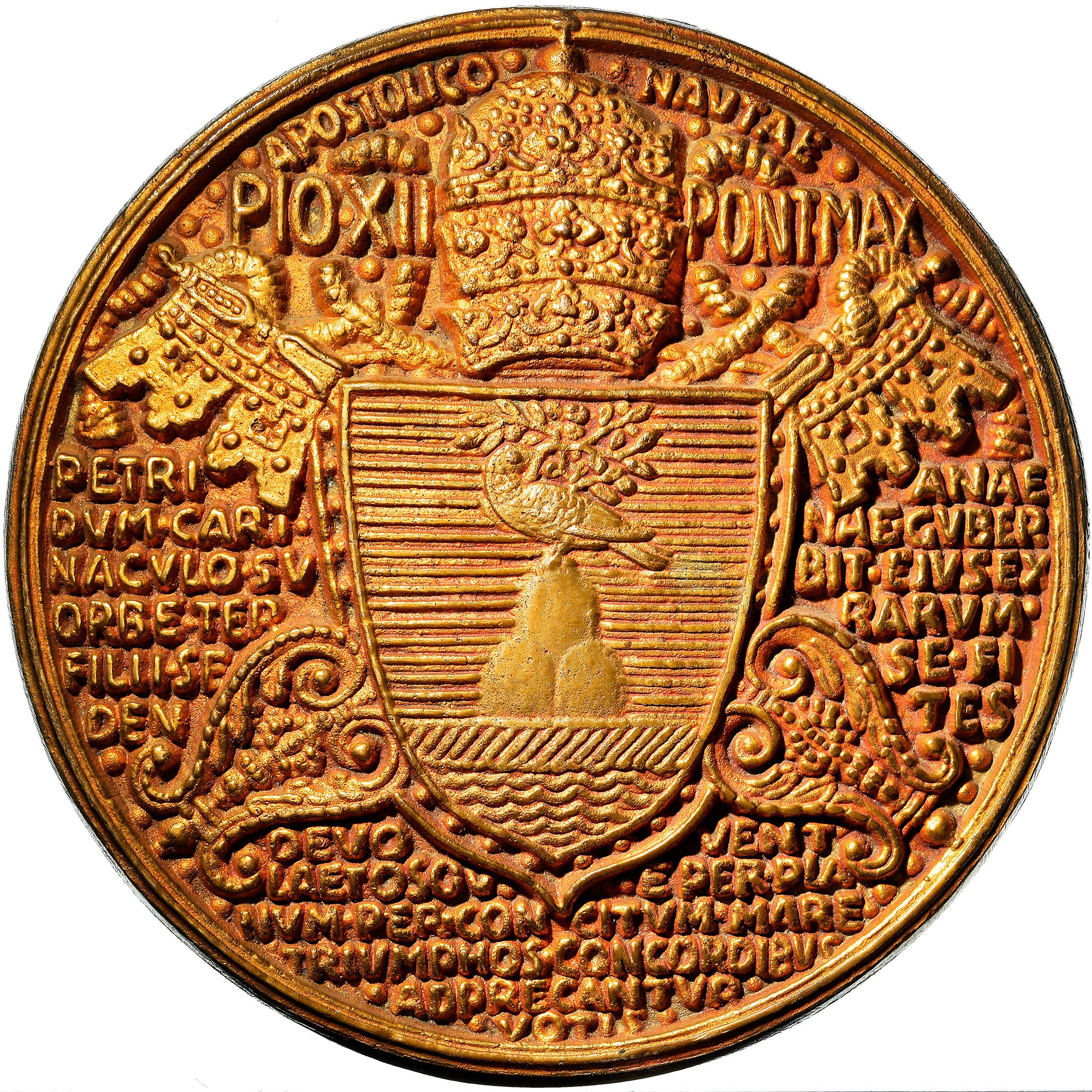 Vatican, Médaille, Pie XII, Religions & beliefs, 1939, De Jaeger, TTB+, Bronze