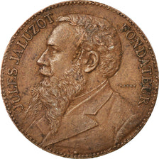 France, Médaille, Au Printemps, Jules Jaluzot, Paris, 1884, Tasset, TB+, Cuivre
