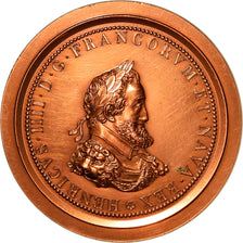 France, Medal, Henri IV, Junon et la Fortune, History, AU(55-58), Copper