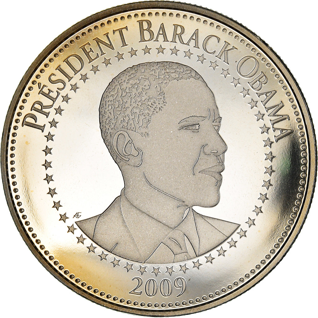 Francia, medaglia, Barack Obama, Président, Politics, FDC, Rame-nichel