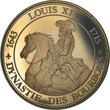 France, Médaille, Louis XIV, Dynastie des Bourbons, History, FDC, Copper-nickel