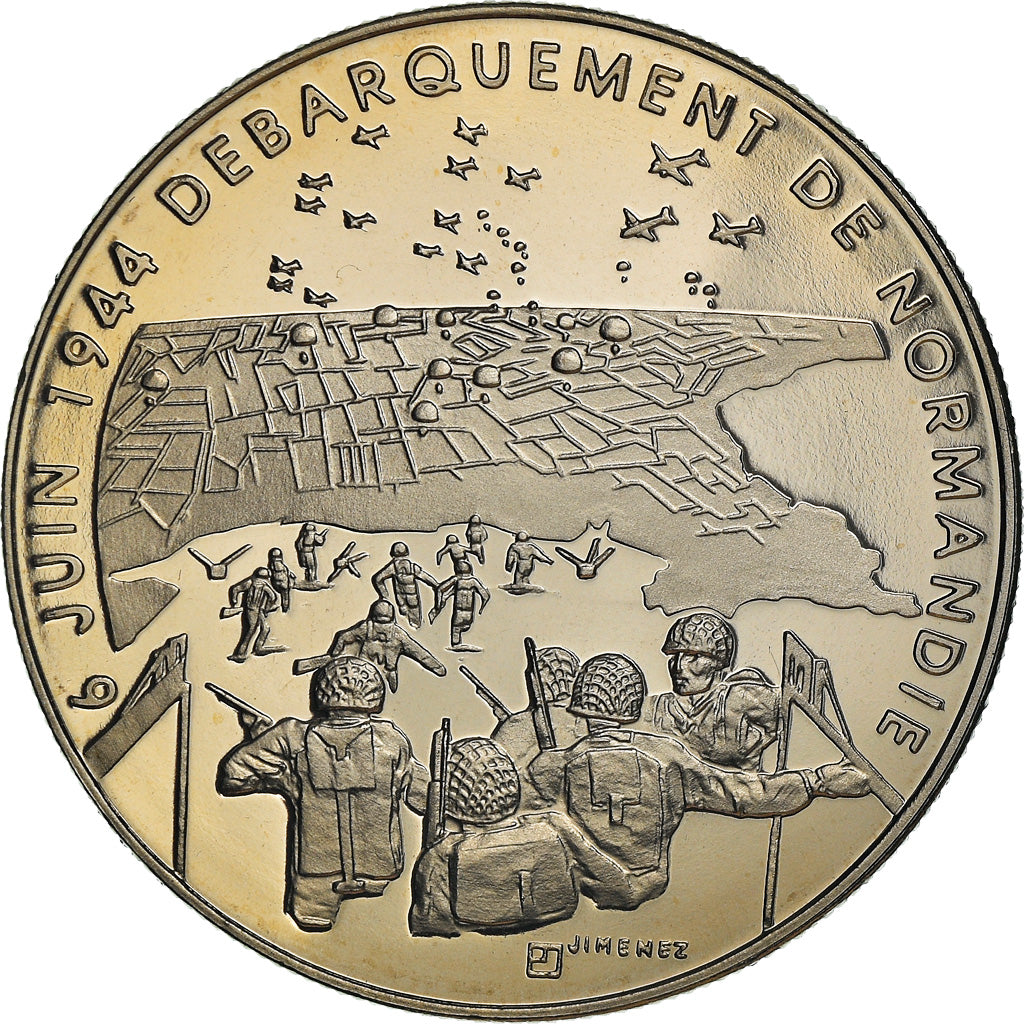 France, Médaille, 1939-1945, Débarquement de Normandie, History, FDC