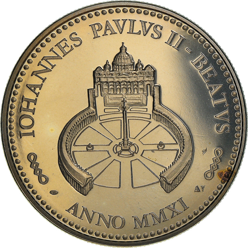 Vatican, Medal, Le Pape Jean-Paul II, Religions & beliefs, 2011, MS(64)