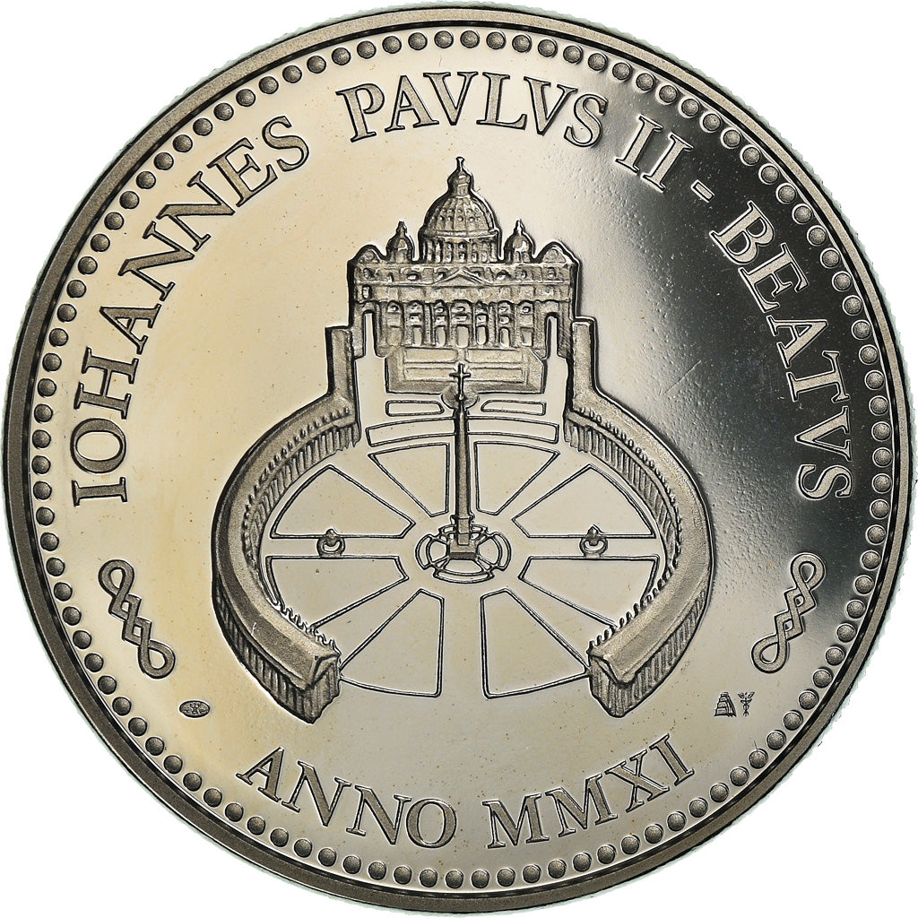 Vatican, Medal, Le Pape Jean-Paul II, Religions & beliefs, 2011, MS(65-70)