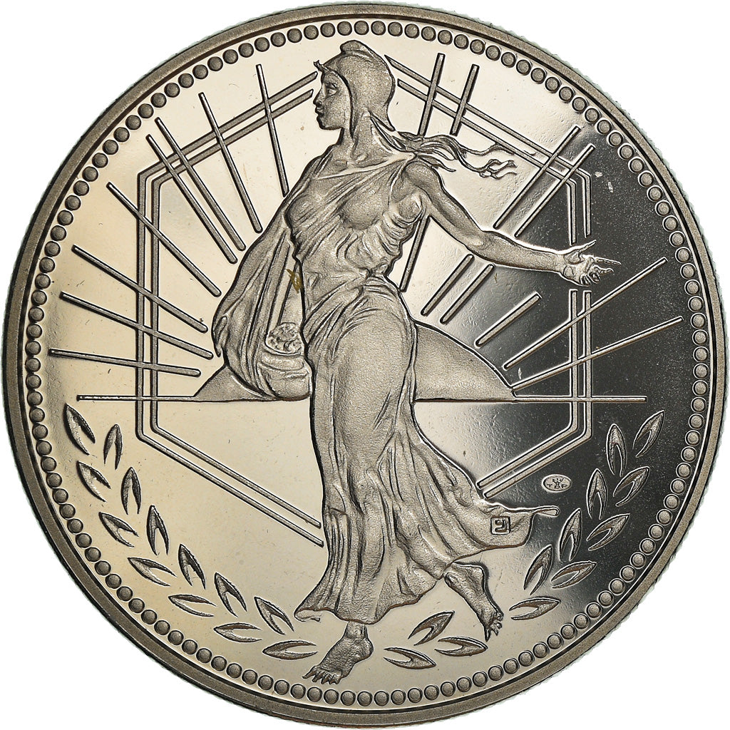 France, Medal, L'Europe, La Semeuse, Politics, 2001, MS(65-70), Copper-nickel