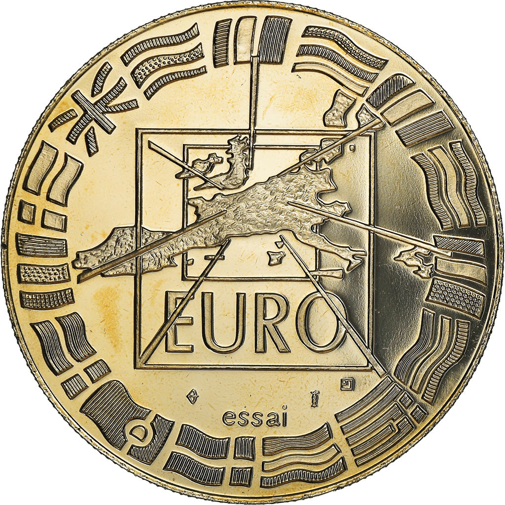 Francia, medalla, 1er Janvier 1999, Euro Parité, EUROPA, Politics, 1999, FDC