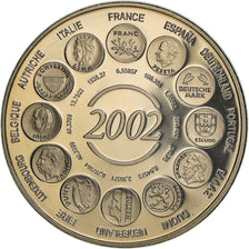 France, Médaille, Naissance de l'Euro Fiduciaire, Politics, 2002, FDC