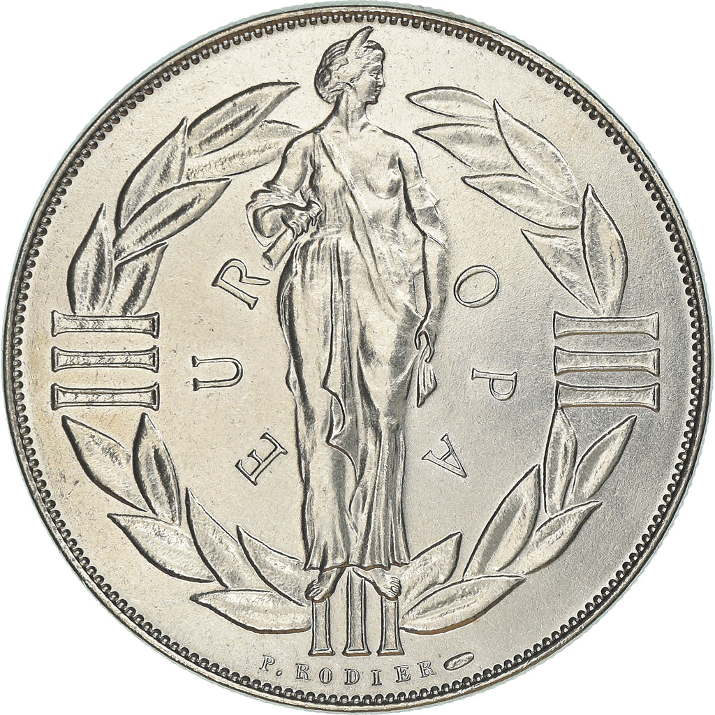 Francia, medalla, Ecu Europa, Politics, 1979, FDC, Cobre - níquel