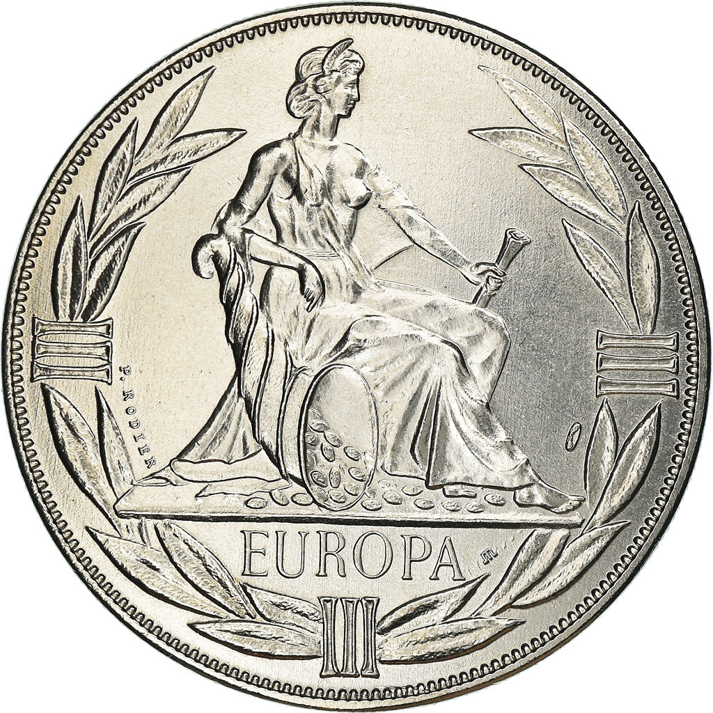França, Medal, Ecu Europa, Europe Assise, Politics, 1980, MS(65-70)