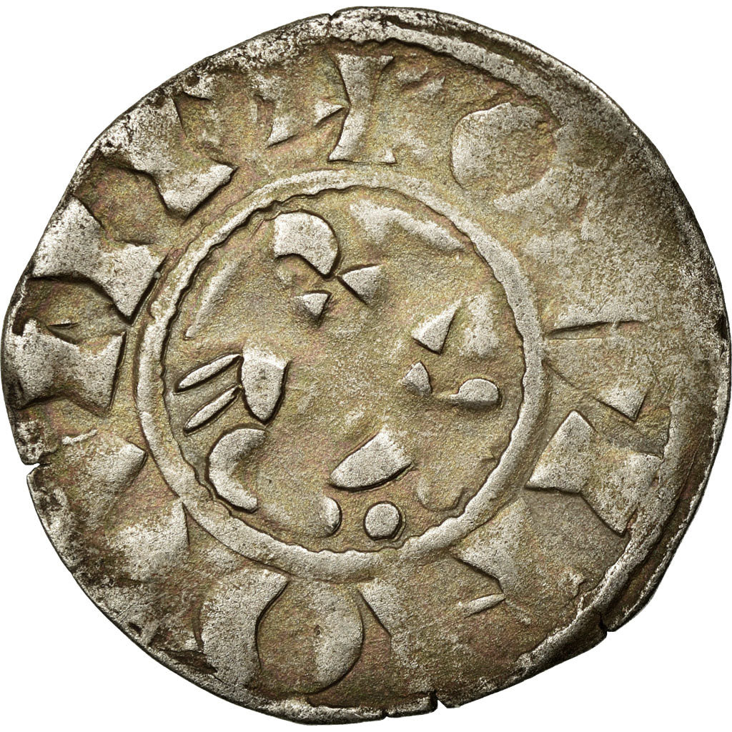 Coin, FRENCH STATES, Denarius, Guingamp, EF(40-45), Silver, Boudeau:144