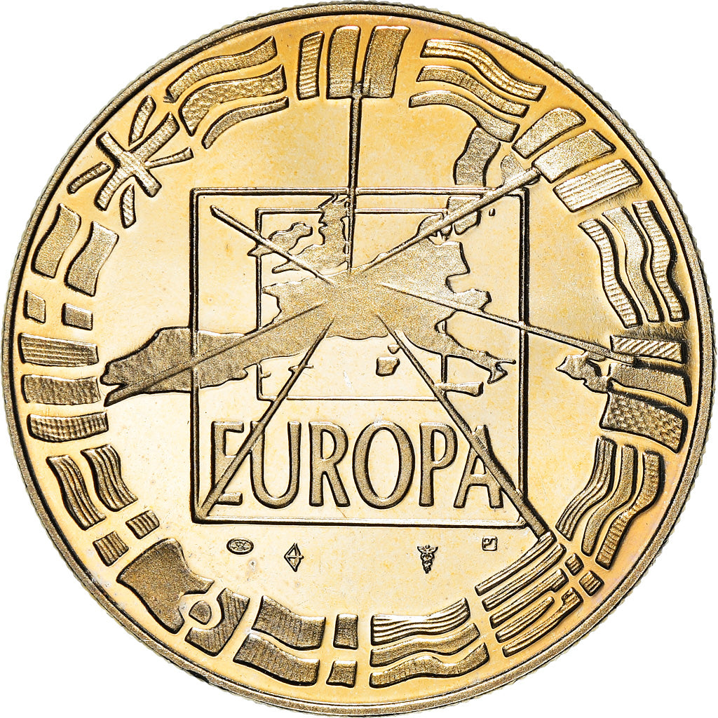 France, Medal, Europa, Passage à l'An 2000, Society, 2000, MS(65-70)