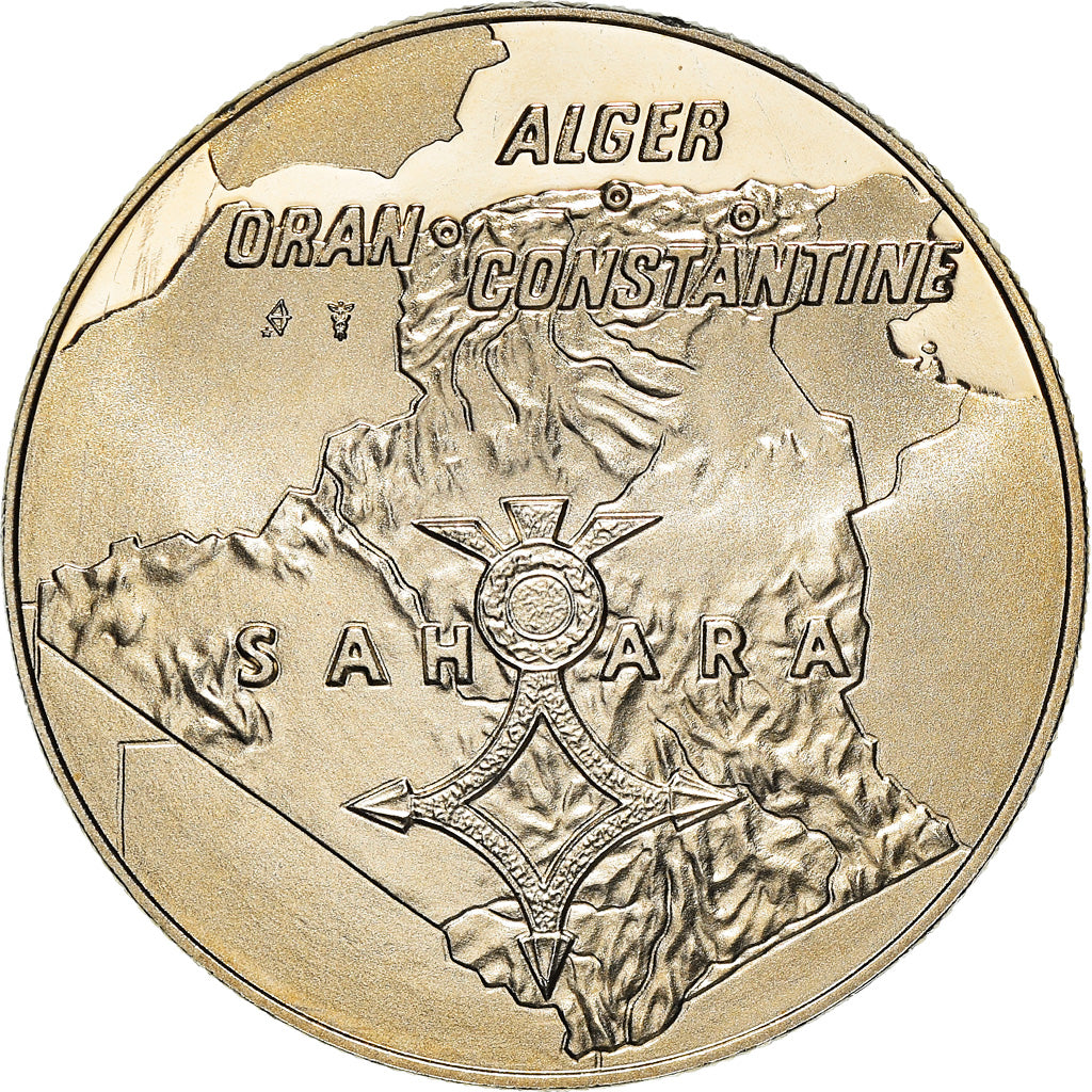 France, Medal, Bataille d'Alger, WAR, MS(65-70), Copper-nickel