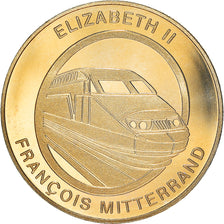 France, Médaille, Tunnel sous la Manche - Elizabeth II, Mitterrand, Politics