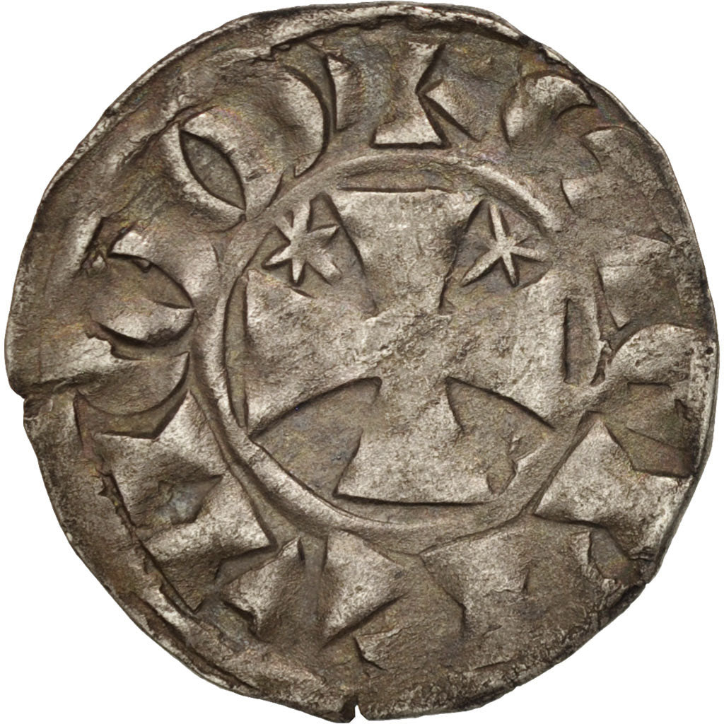 Coin, FRENCH STATES, Denarius, Guingamp, EF(40-45), Silver, Boudeau:144