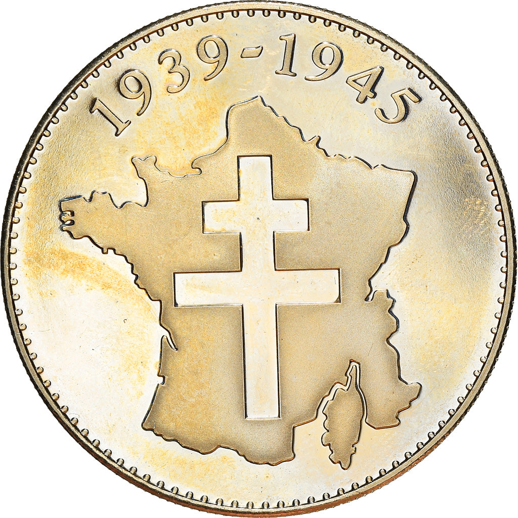 France, Medal, 1939-1945, Victoire, WAR, MS(65-70), Copper-nickel