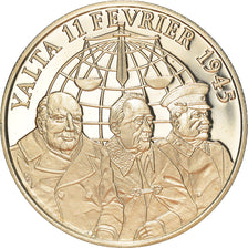 France, Medal, Seconde Guerre Mondiale, Les Accords de Yalta, WAR, 1945