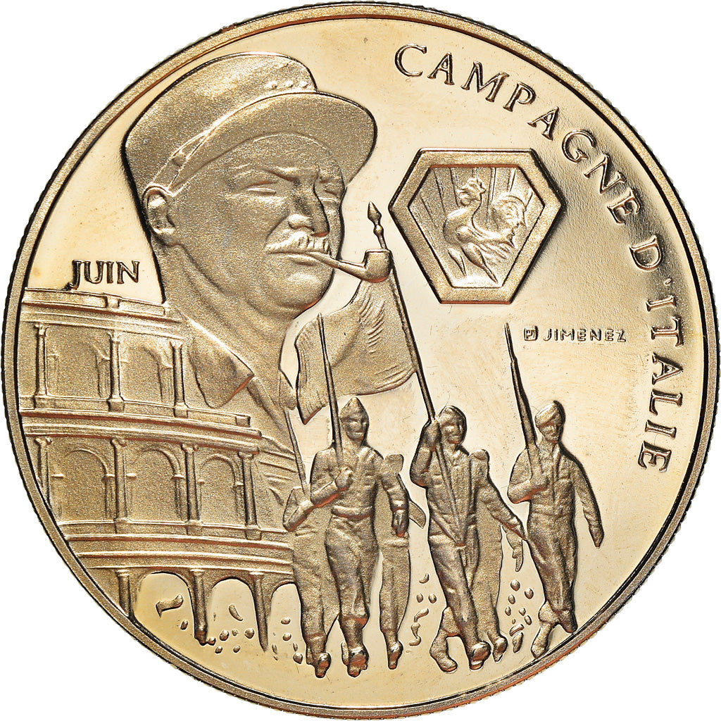 France, Médaille, Seconde Guerre Mondiale, Campagne d'Italie, WAR, FDC