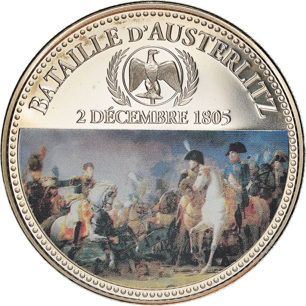 France, Medal, Napoléon Ier, Bataille d'Austerlitz (1805), History, MS(65-70)