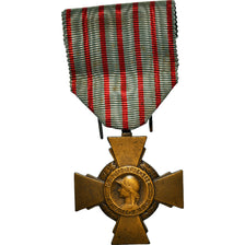 França, Croix du Combattant, Medal, 1914-1918, Qualidade Muito Boa, Bronze, 36