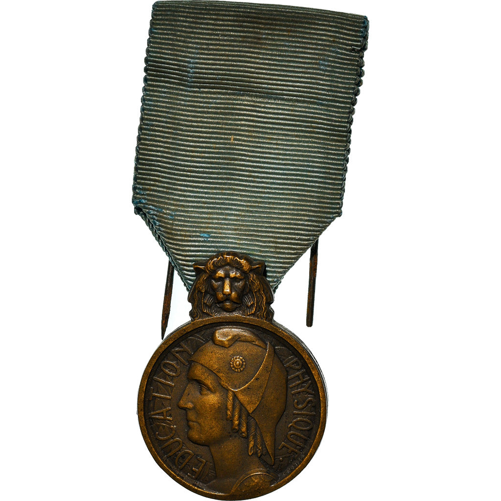 France, Education Physique et Sports, République Française, Medal, Very Good
