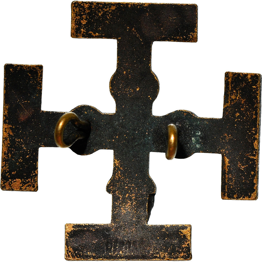 France, Insigne, Croix  Scout, Médaille, Excellent Quality, Cuivre, 34