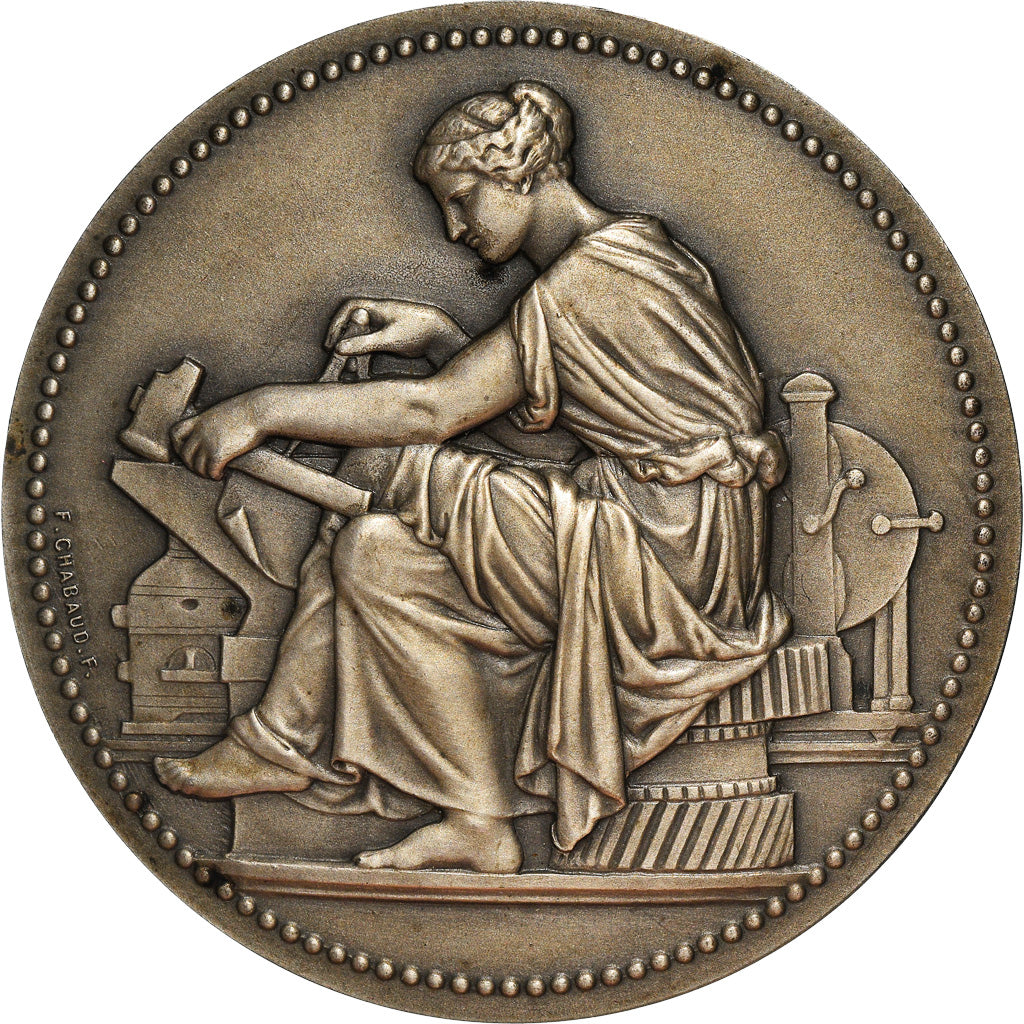 Frankreich, Medaille, Forges de Denain et d'Anzin, Nord, Business & industry