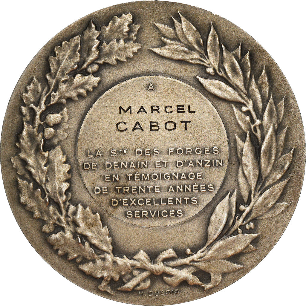 Frankreich, Medaille, Forges de Denain et d'Anzin, Nord, Business & industry