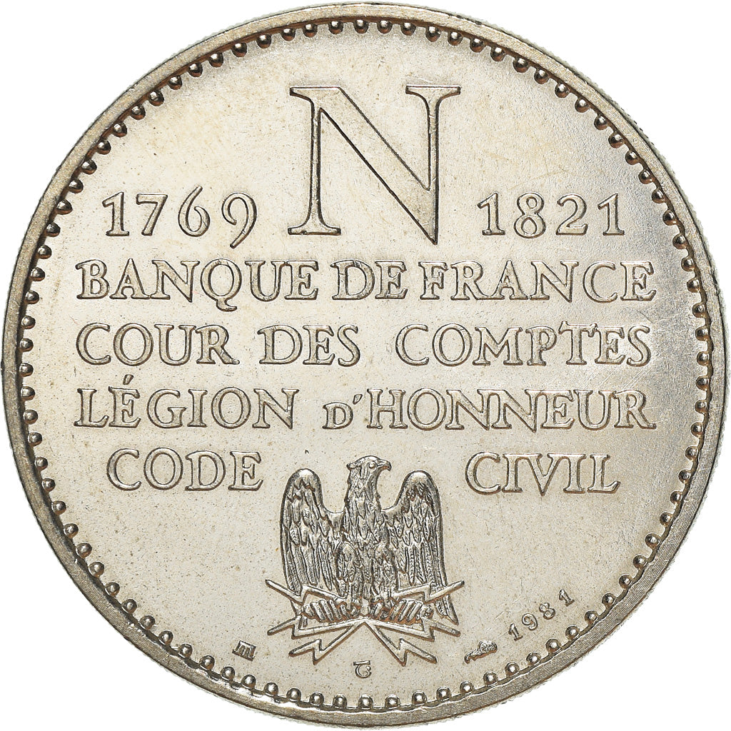 Francia, medaglia, Napoléon Ier, Empereur, History, 1981, SPL+, Nichel