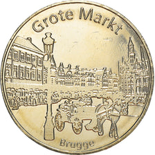 Belgium, Token, Grote Markt, Bruge, Arts & Culture, 2016, MS(65-70)
