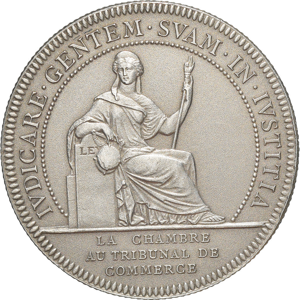 France, Token, Chambre au Tribunal de Commerce, Nantes, MS(63), Silver
