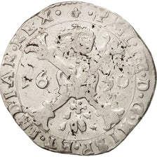 Spanish Netherlands, FLANDERS, Patagon, 1650, Bruges, VF(20-25), Silver, KM:34