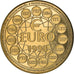 France, Medal, Europe, 10 Euro Essai, Politics, 1998, MS(65-70), Copper-Nickel