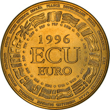 Francia, medalla, Ecu Europa, Politics, 1996, FDC, Cobre - níquel dorado
