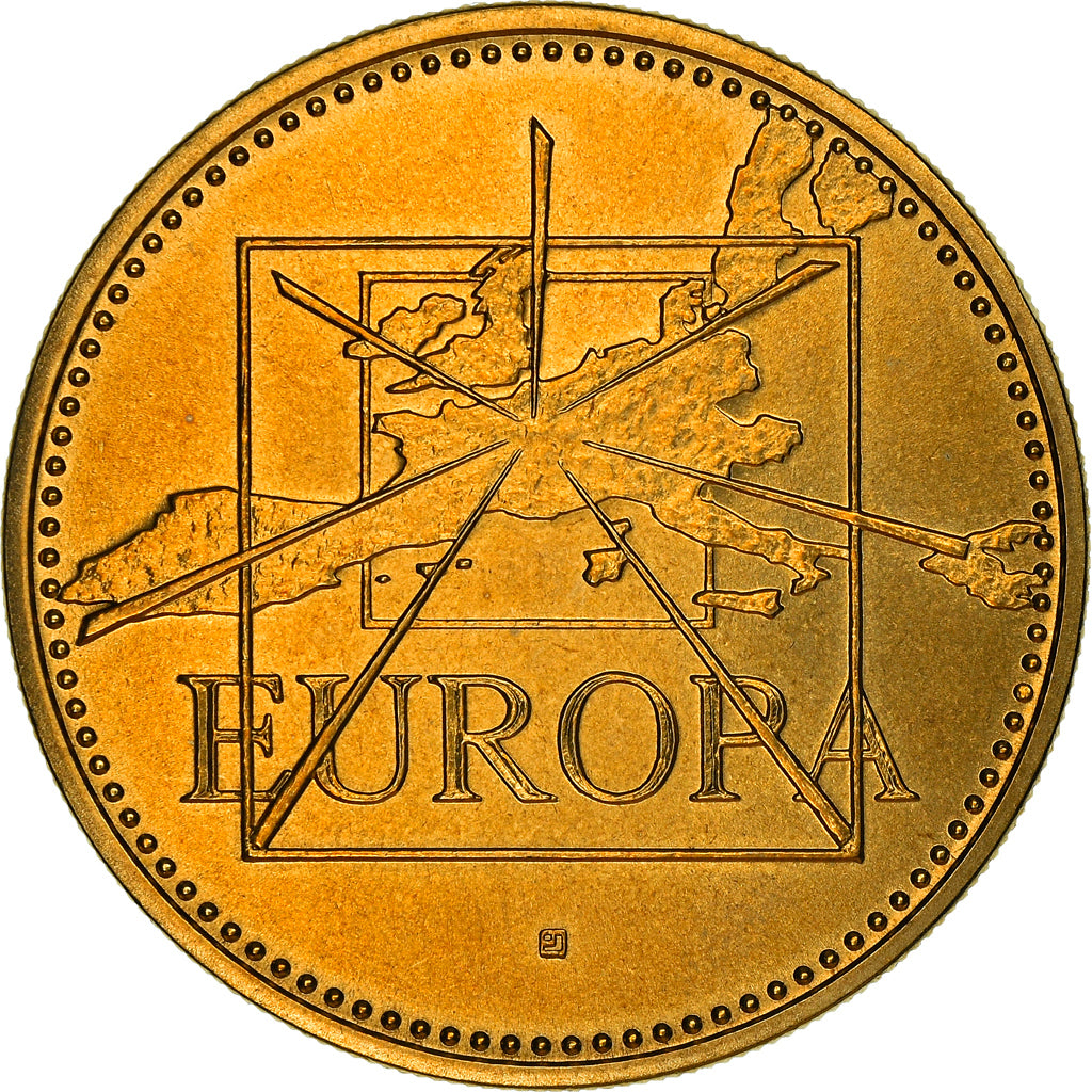Francia, medalla, Ecu Europa, Politics, 1996, FDC, Cobre - níquel dorado