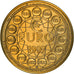 Frankreich, Medaille, Ecu Europa, Politics, 1997, STGL, Copper-Nickel Gilt
