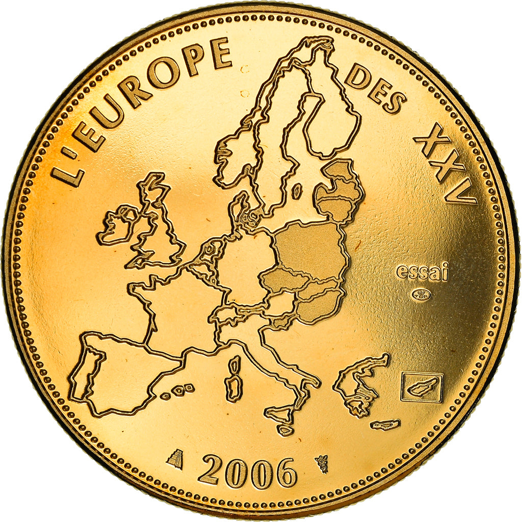 France, Médaille, L'Europe des XXV, Dernière Année des 12 Pays de l'Euro