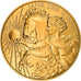 Francia, medaglia, Jahr der Sonne, Arts & Culture, 2017, FDC, Bronzo dorato
