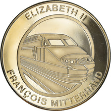 France, Medal, Tunnel sous la Manche - Elizabeth II, Mitterrand, Politics, 1994
