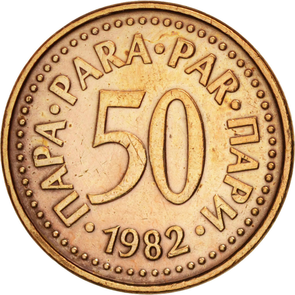 Jugoslawien, 50 Para, 1982, SS, Bronze, KM:85