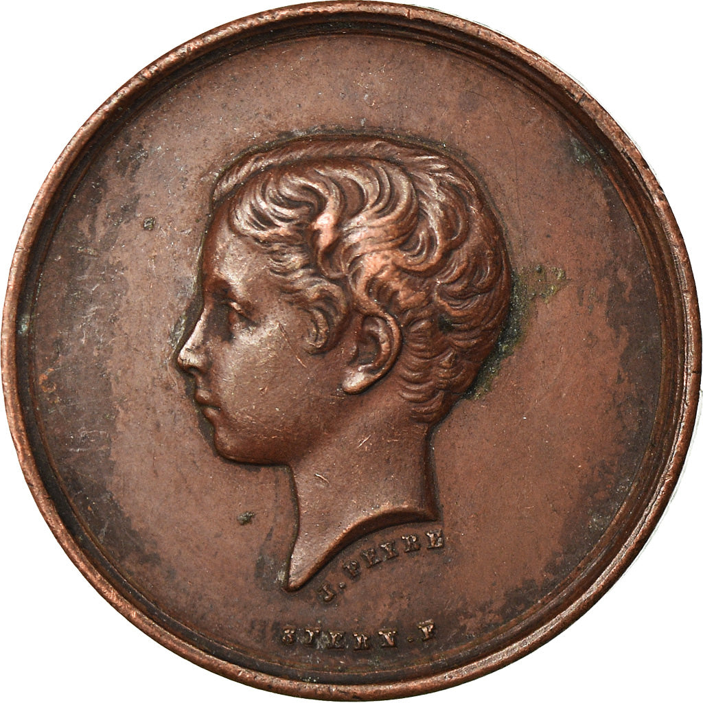 Francia, medalla, Napoléon IV, Société du Prince Impérial, Enfance au
