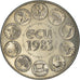 França, Medal, Ecu Europa, Europe Assise, Politics, 1983, Rodier, MS(65-70)