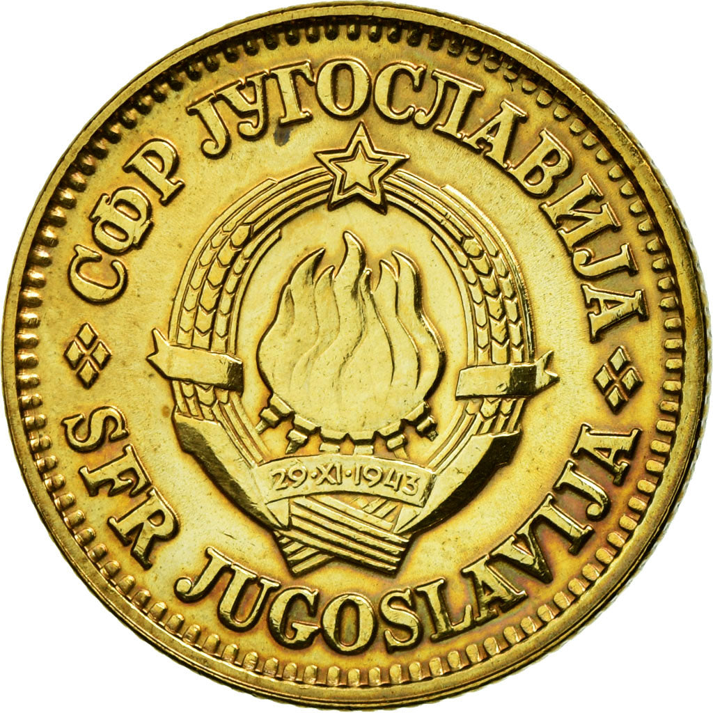 Coin, Yugoslavia, 10 Para, 1979, EF(40-45), Brass, KM:44