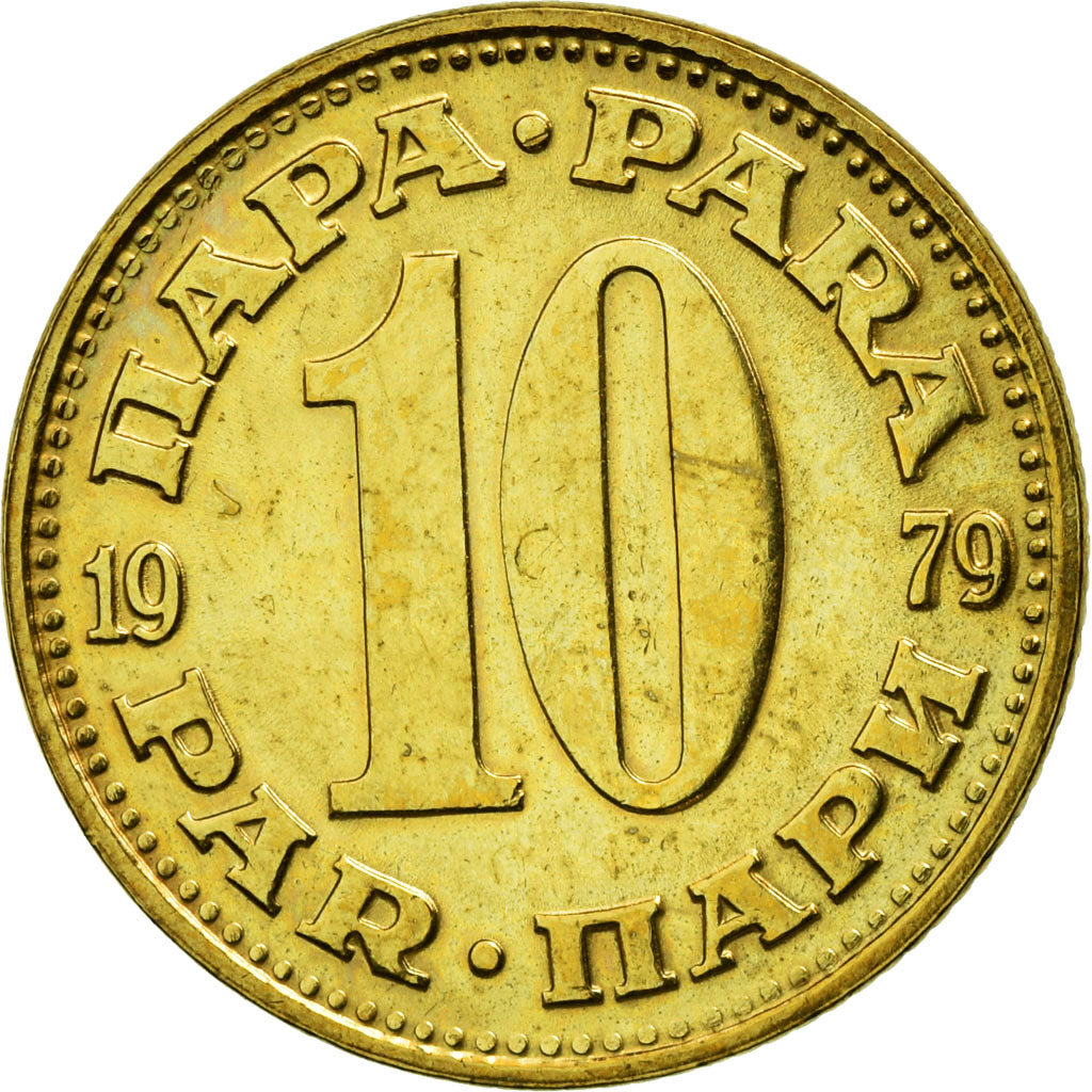 Coin, Yugoslavia, 10 Para, 1979, EF(40-45), Brass, KM:44